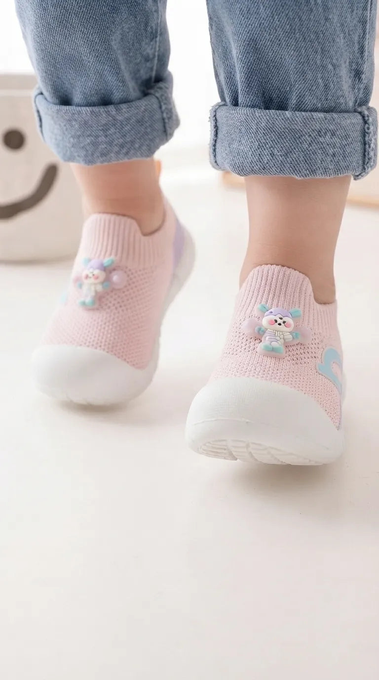 Babies Pink Casual Booties KD8732