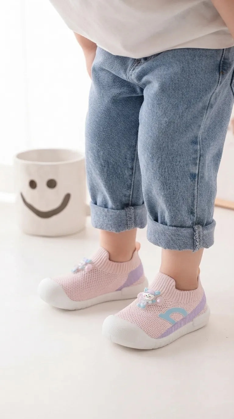 Babies Pink Casual Booties KD8732
