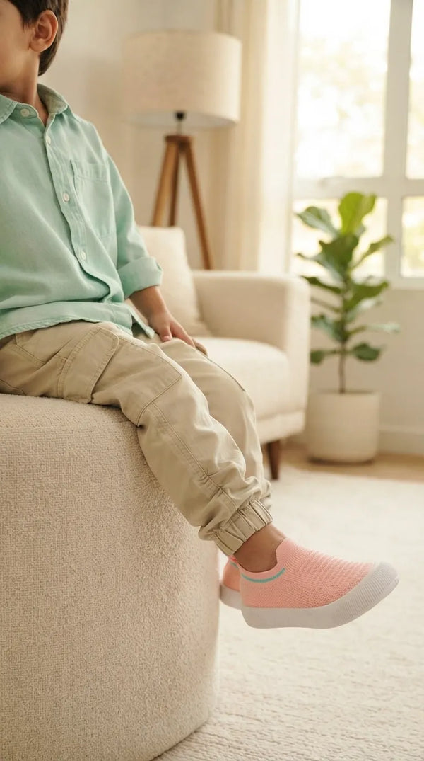 Boys Orange Casual Jogger KD8737