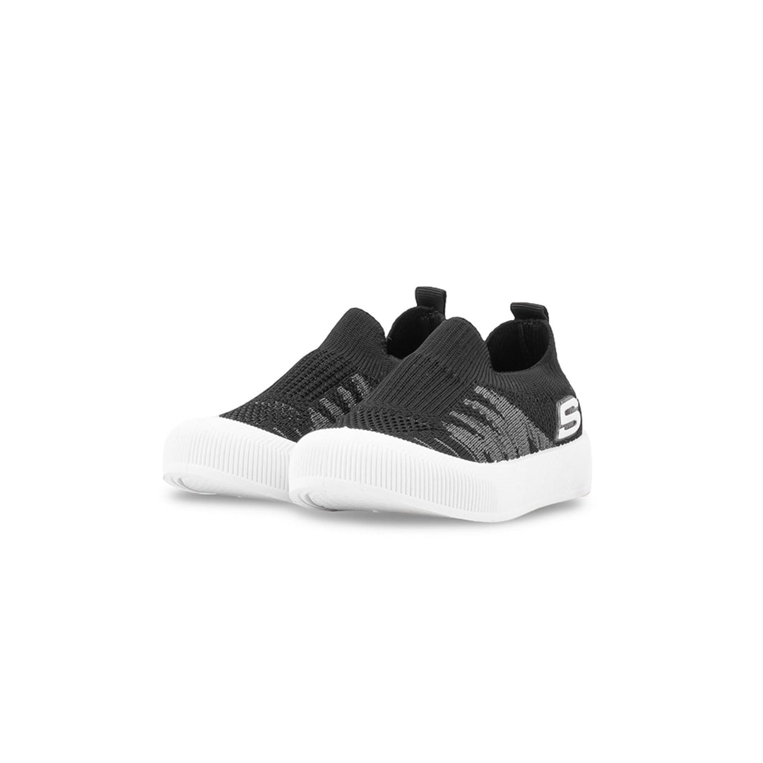 Boys Black Casual Canvas KD8738