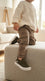 Boys Olive Casual Canvas KD8738