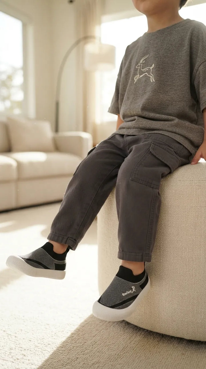 Boys Grey Casual Jogger KD8741