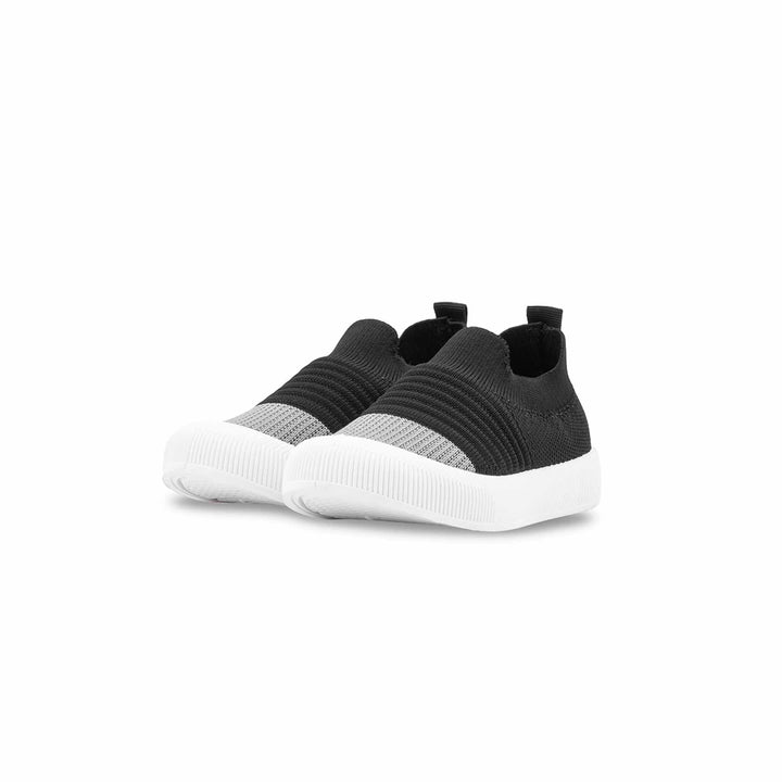 Girls Black Casual Canvas KD8743