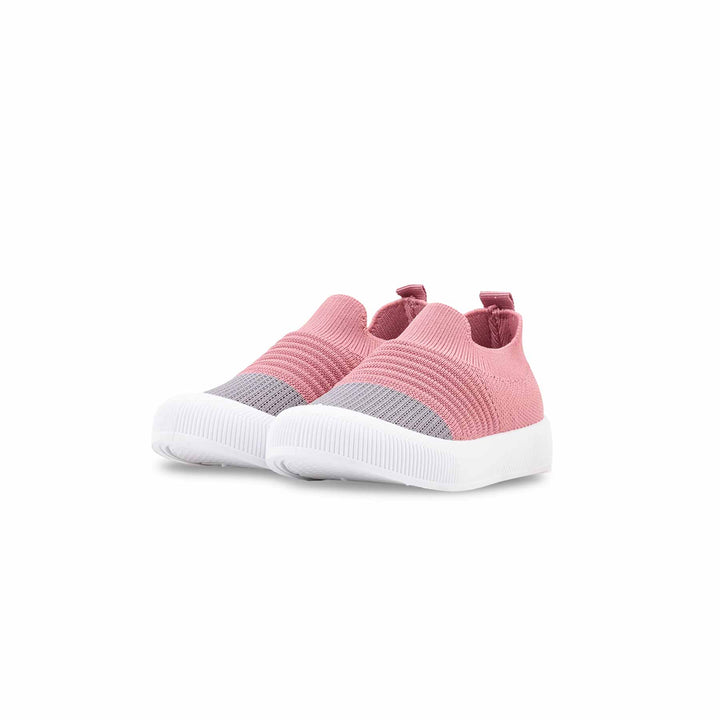 Girls Pink Casual Canvas KD8743