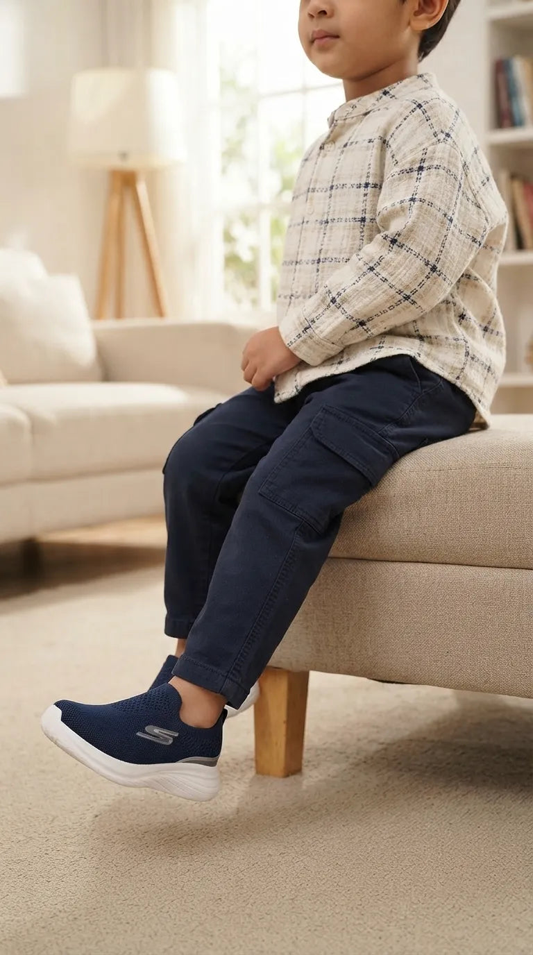 Boys Navy Casual Jogger KD8746