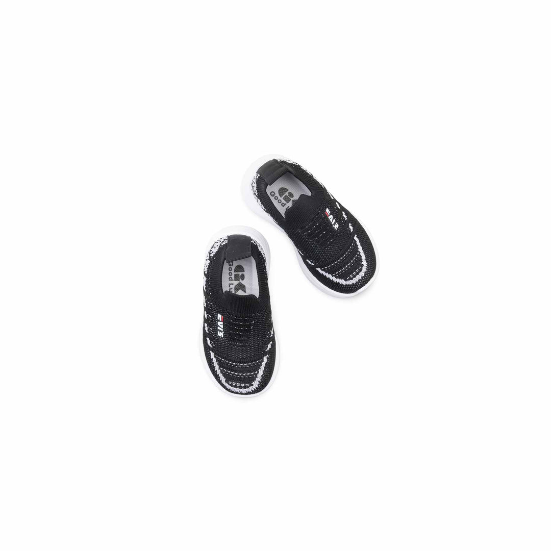 Girls Black Casual Jogger KD8747