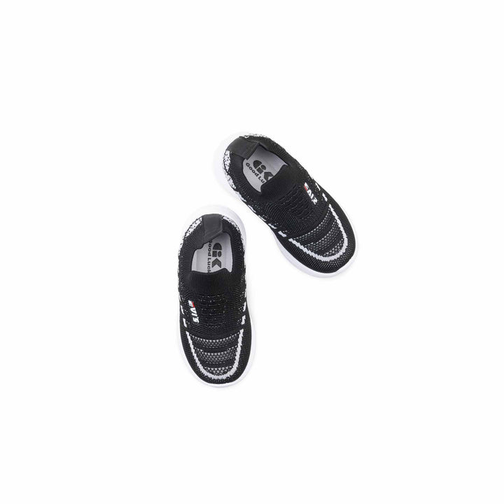 Girls Black Casual Jogger KD8748