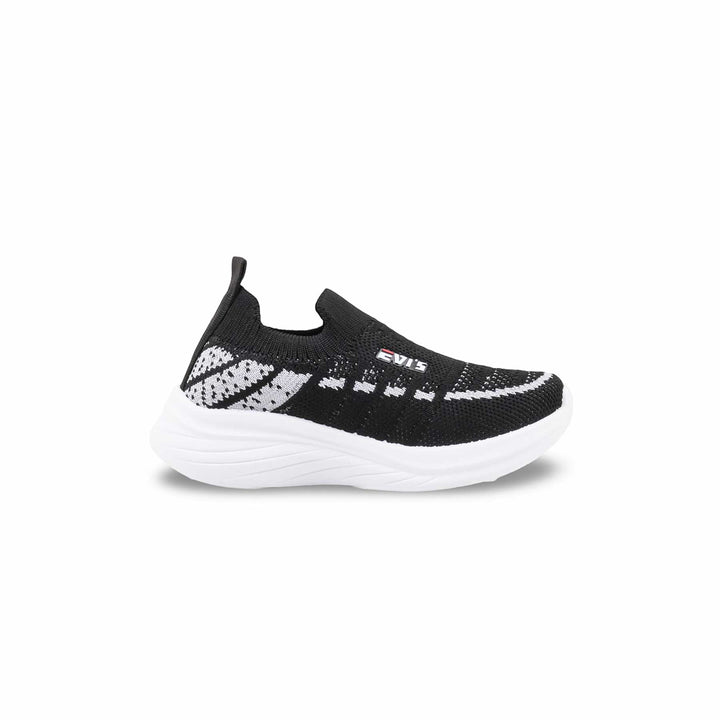 Girls Black Casual Jogger KD8748