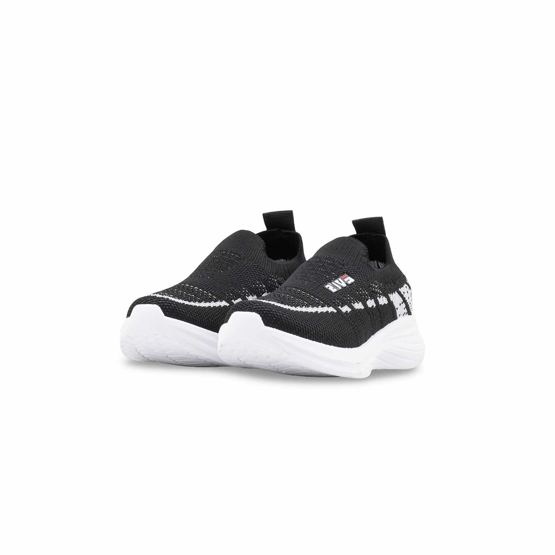 Girls Black Casual Jogger KD8748