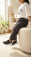 Girls Black Casual Jogger KD8748