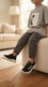 Girls Black Casual Jogger KD8751