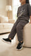 Girls Black Casual Jogger KD8752