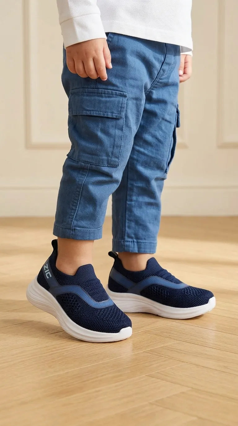 Boys Navy Casual Canvas KD8753