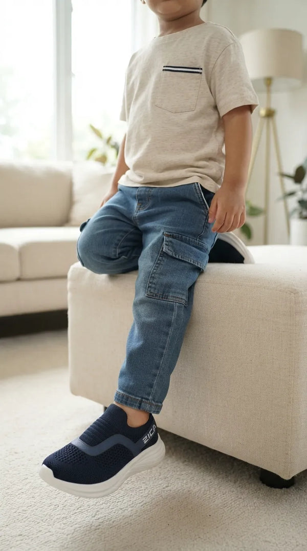 Boys Navy Casual Jogger KD8755