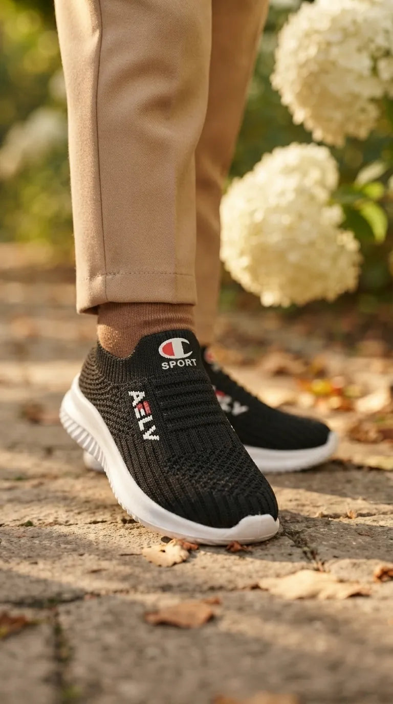 Boys Black Casual Canvas KD8756