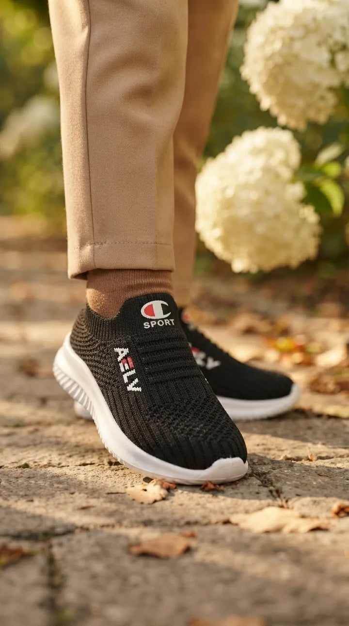 Boys Black Casual Canvas KD8756