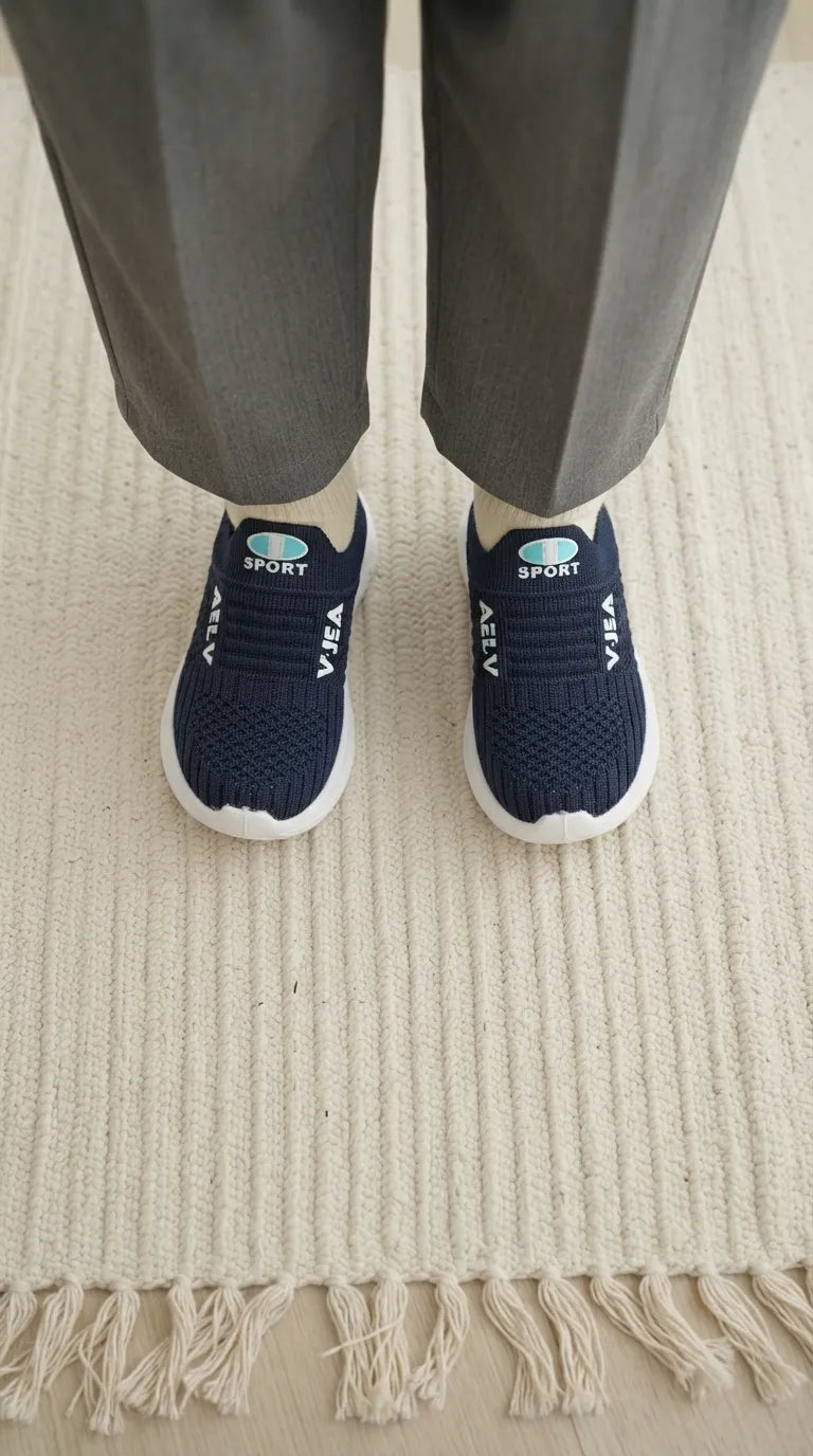Boys Navy Casual Canvas KD8756