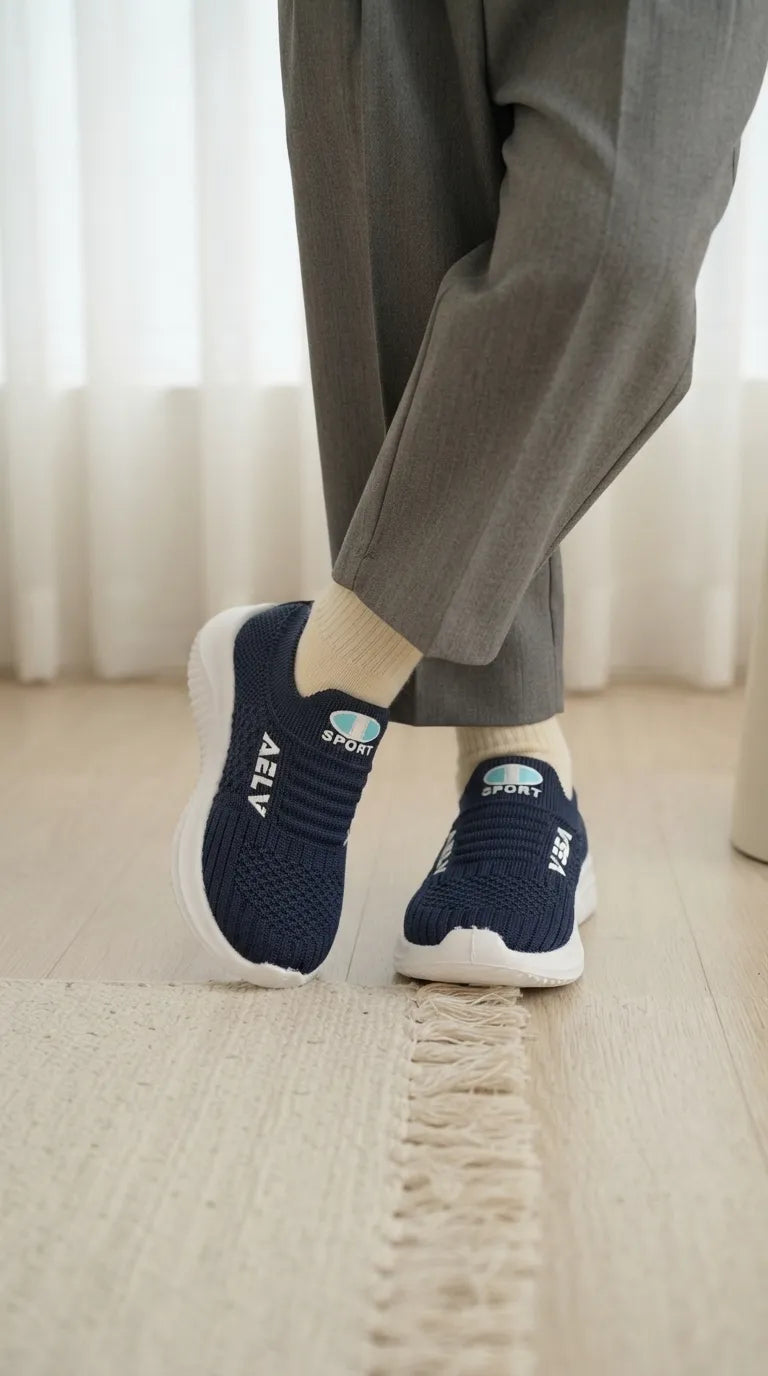 Boys Navy Casual Canvas KD8756