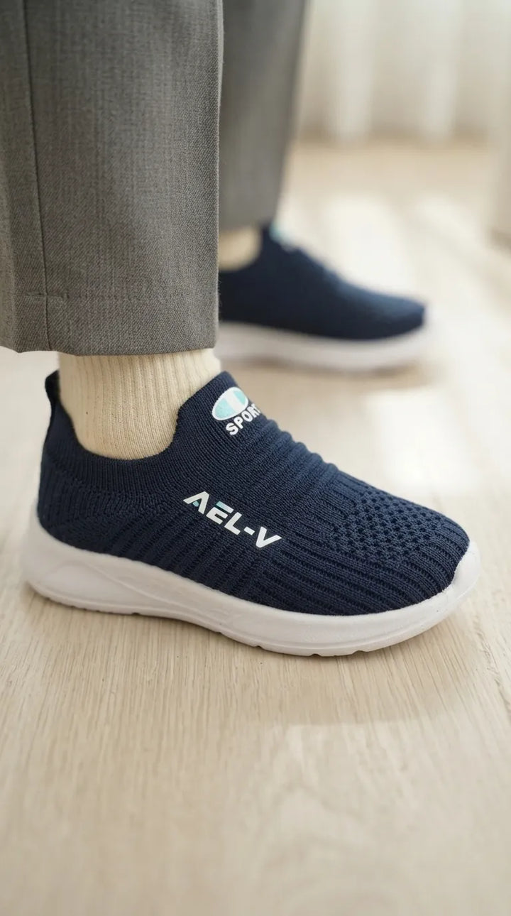 Boys Navy Casual Canvas KD8756