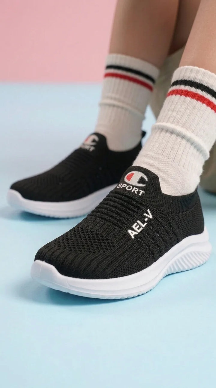 Girls Black Casual Jogger KD8757