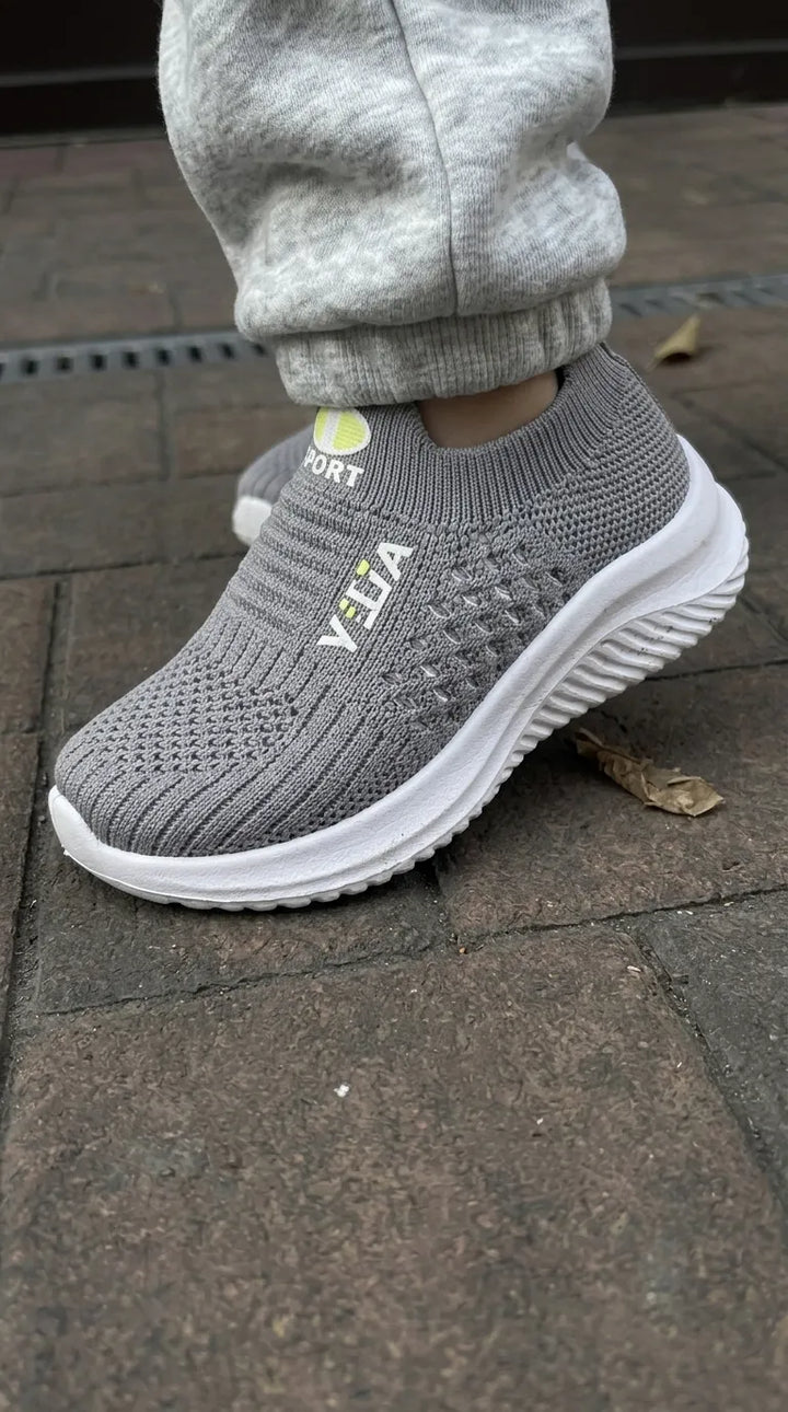 Girls Grey Casual Jogger KD8757