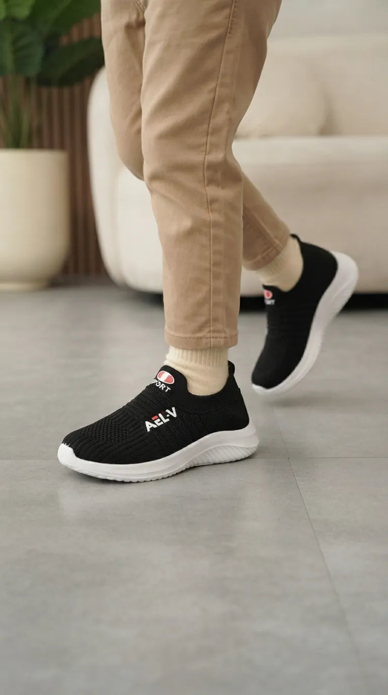 Girls Black Casual Jogger KD8758