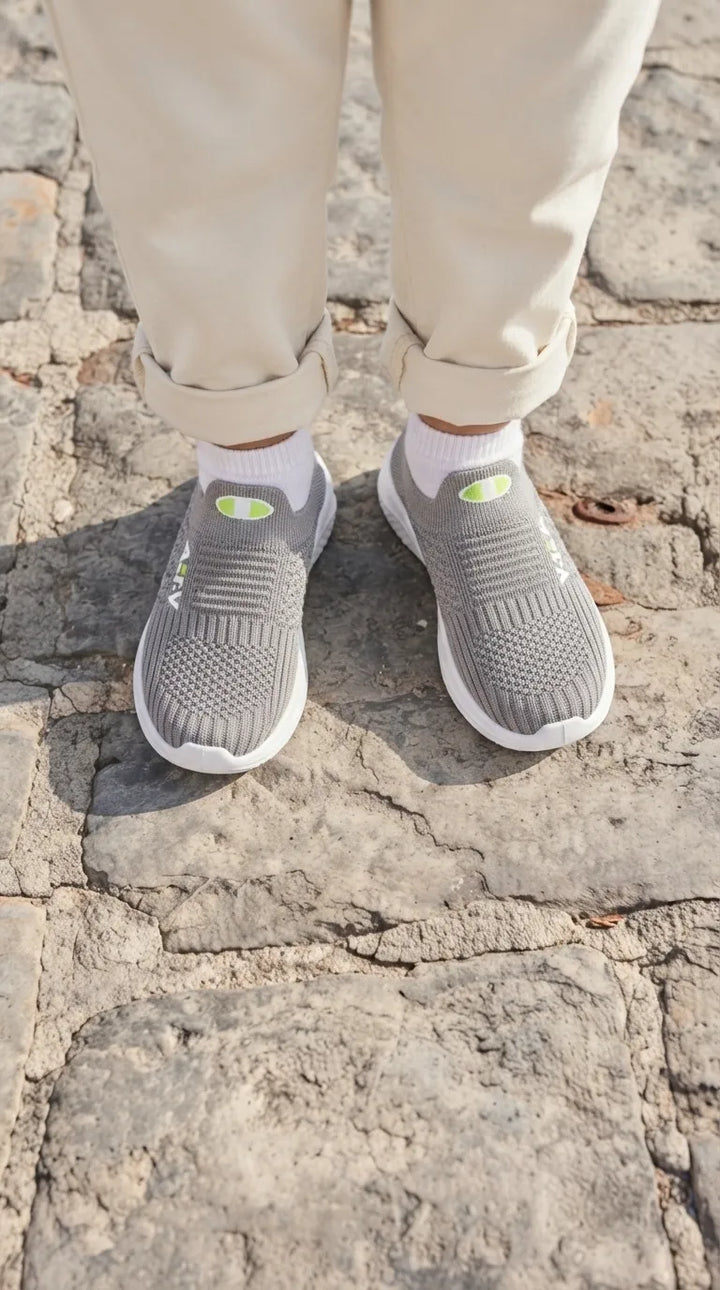 Girls Grey Casual Jogger KD8758