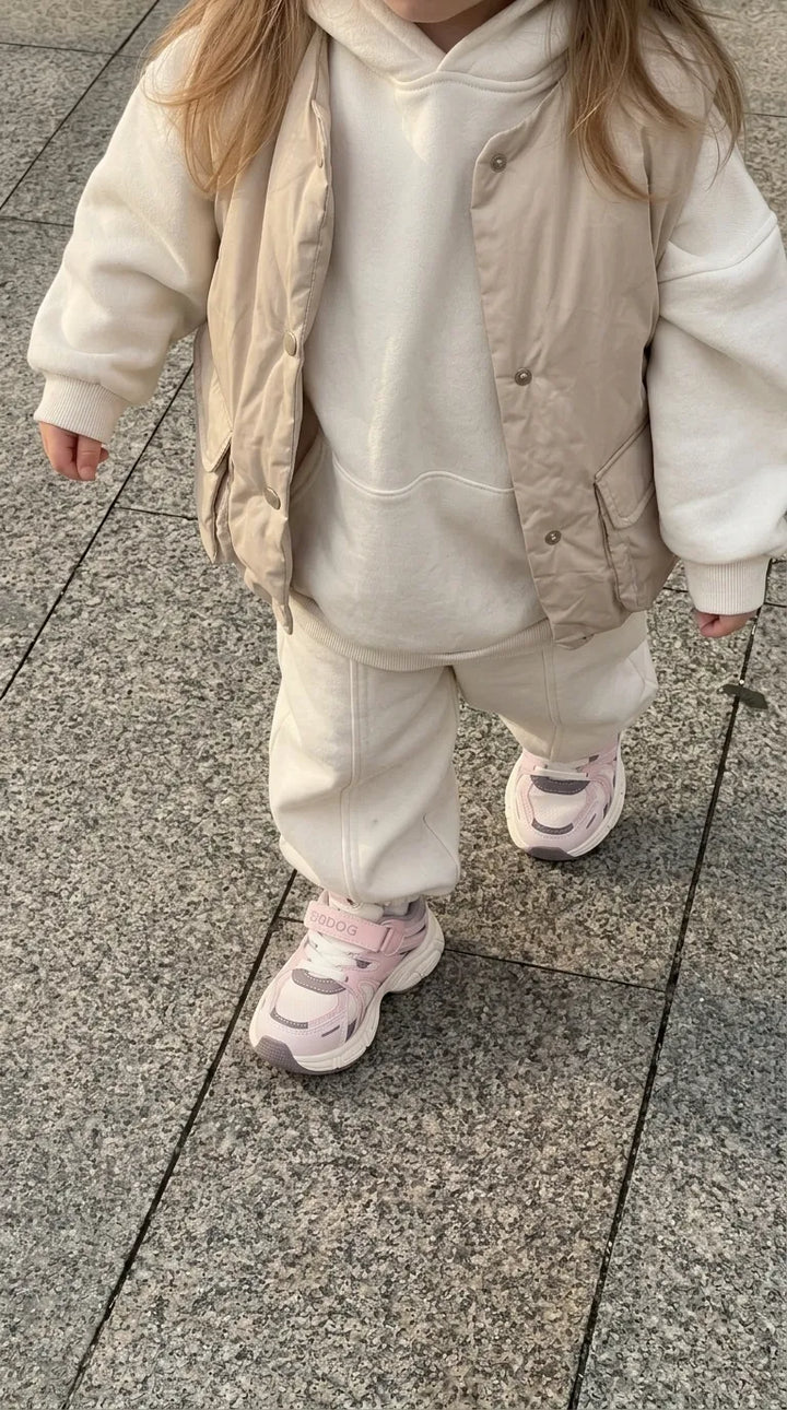 Girls Pink Casual Jogger KD8759