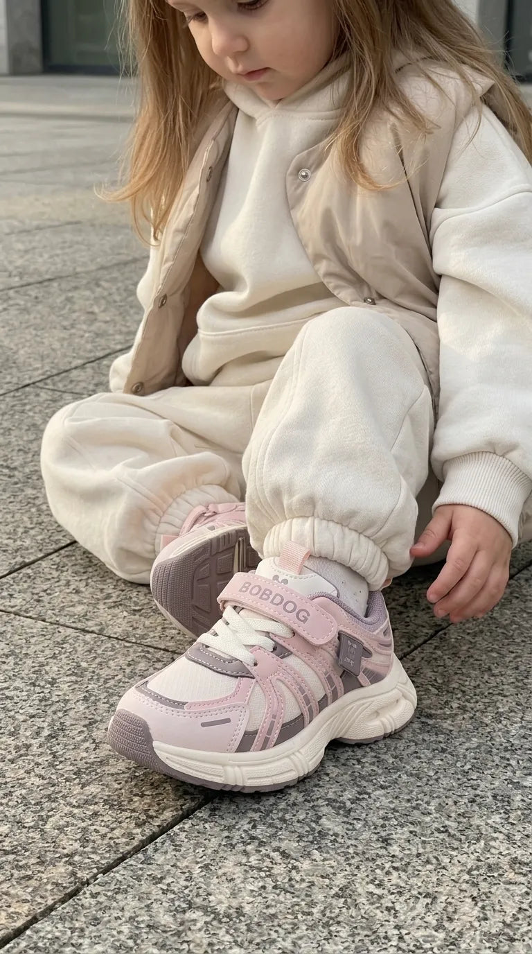 Girls Pink Casual Jogger KD8759