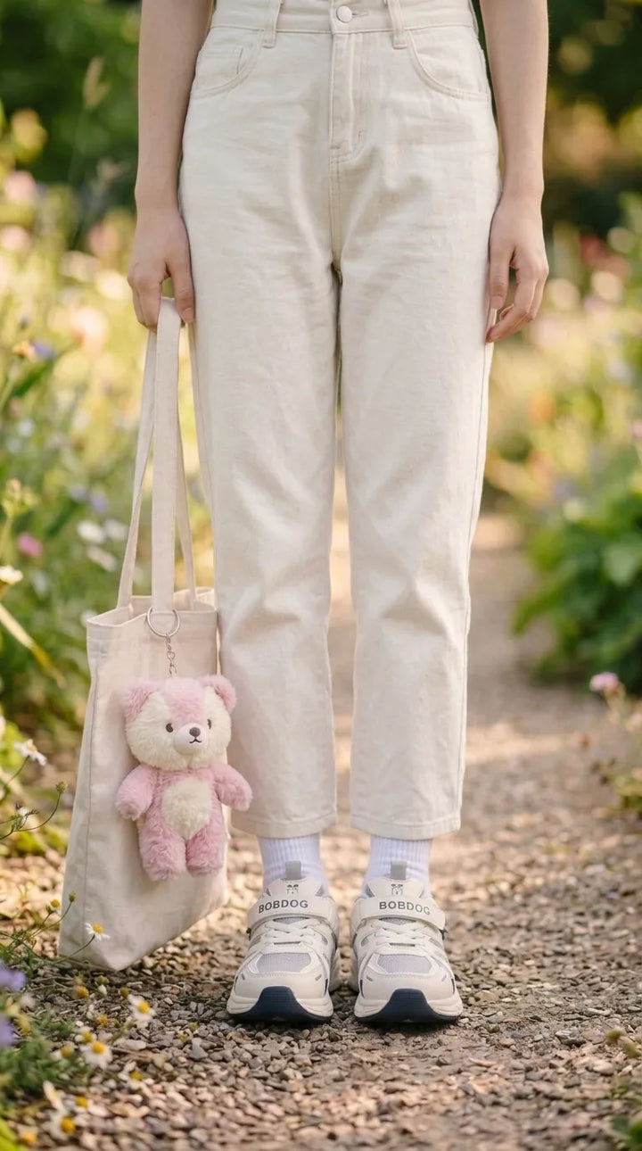 Girls Grey Casual Jogger KD8760