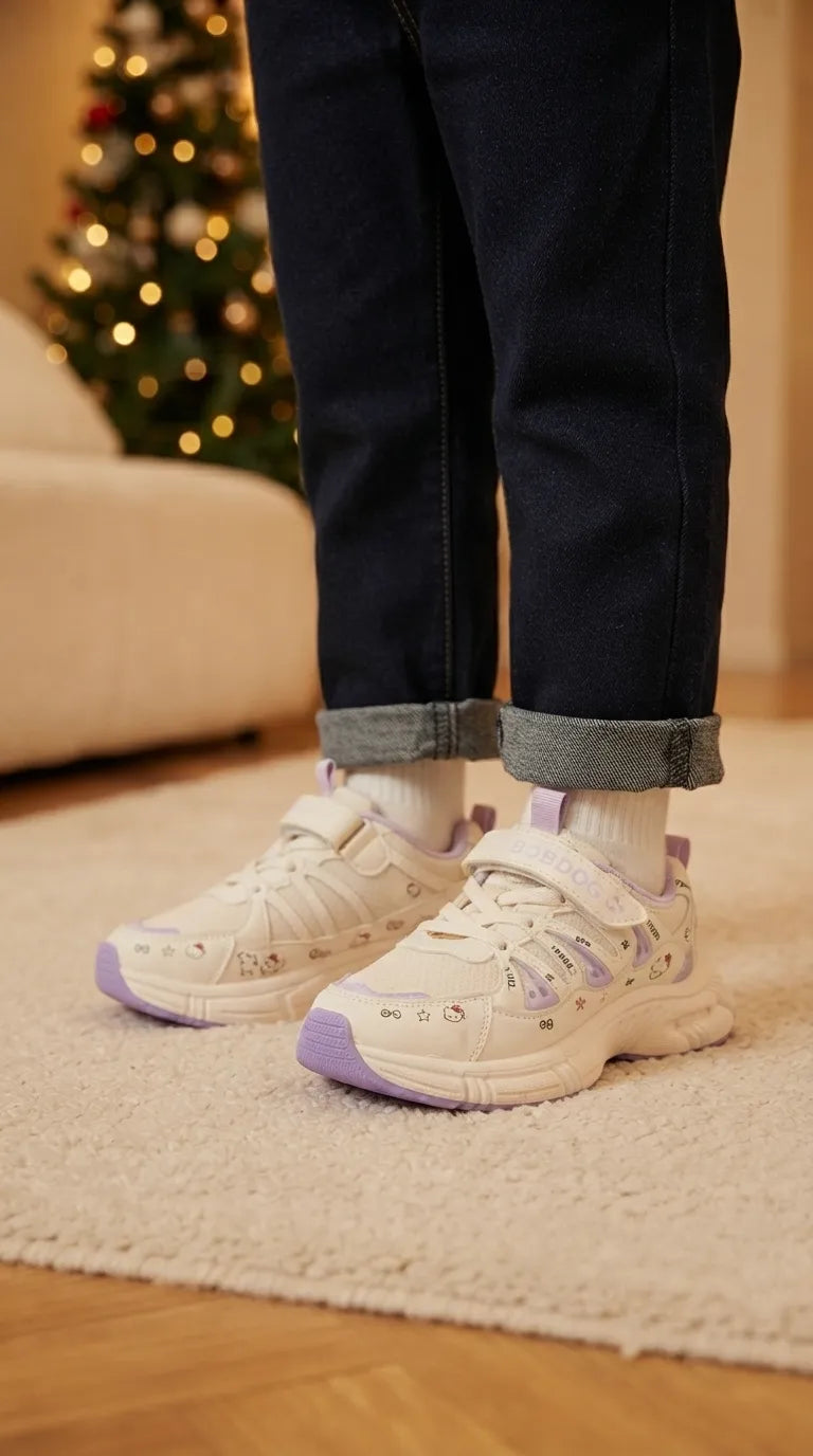 Girls Purple Casual Jogger KD8761