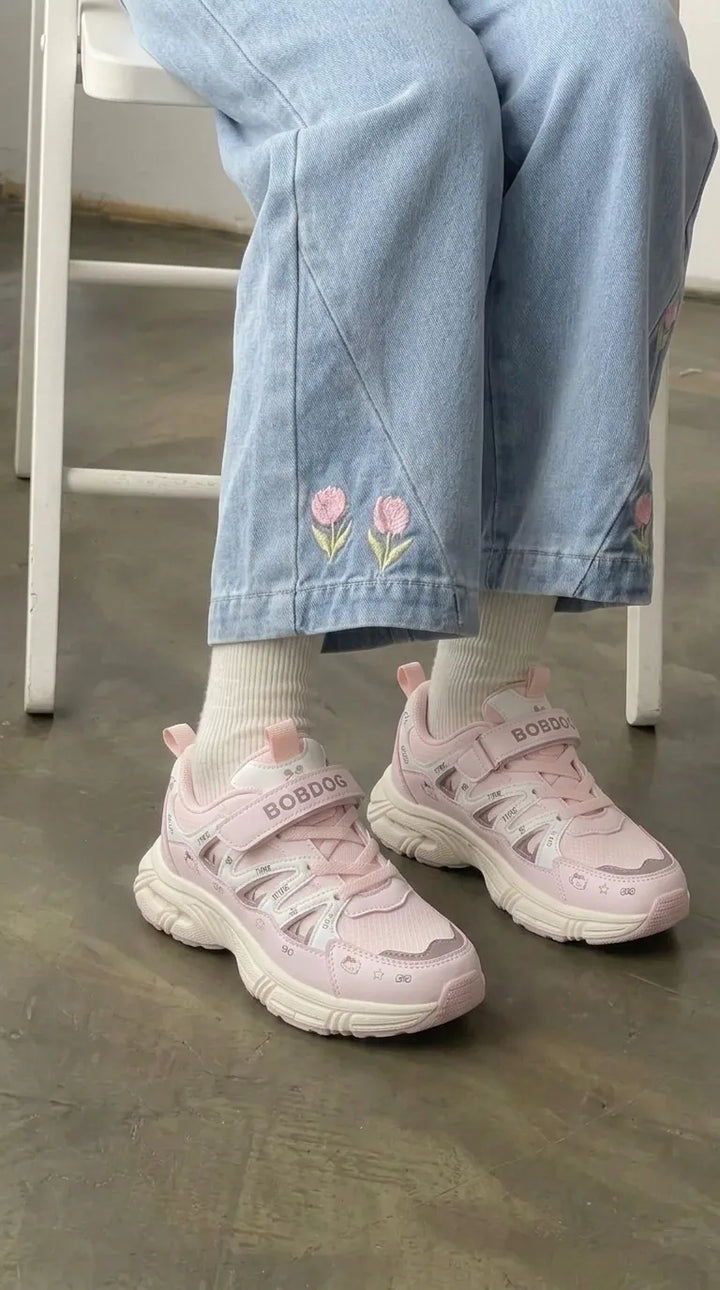 Girls Pink Casual Jogger KD8762
