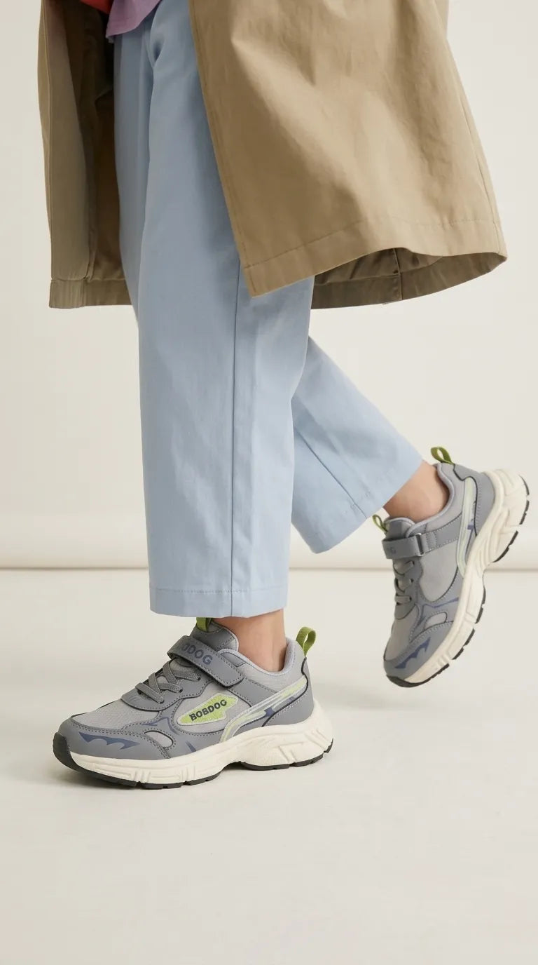 Girls Grey Casual Jogger KD8764