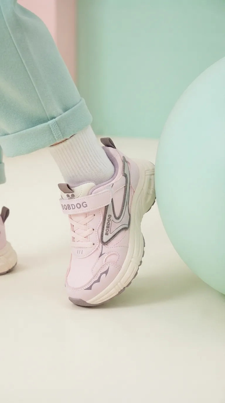 Girls Pink Casual Jogger KD8764