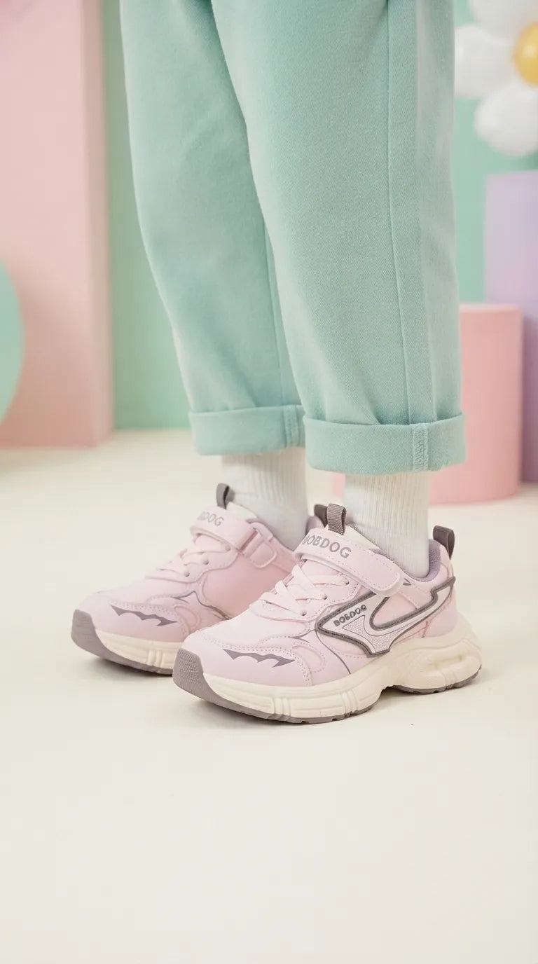Girls Pink Casual Jogger KD8764