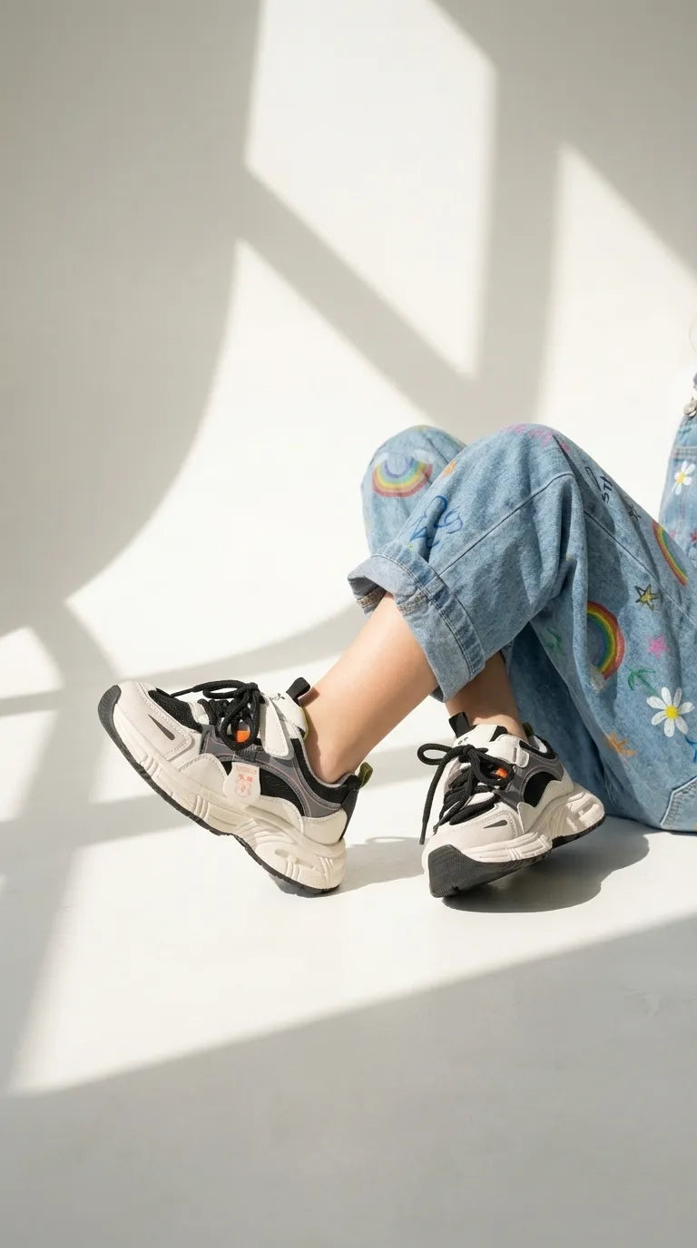 Boys Black Casual Jogger KD8765
