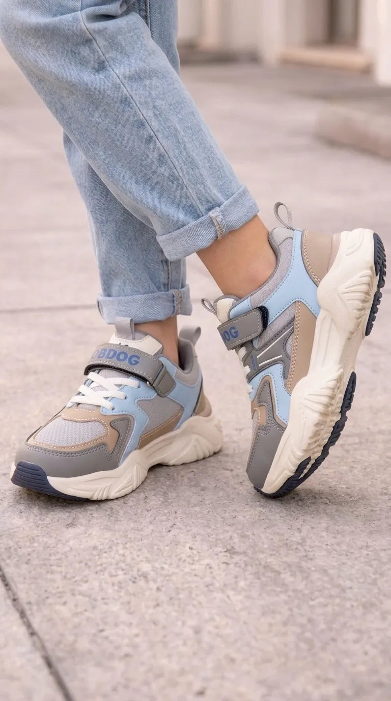 Girls Grey Casual Jogger KD8767