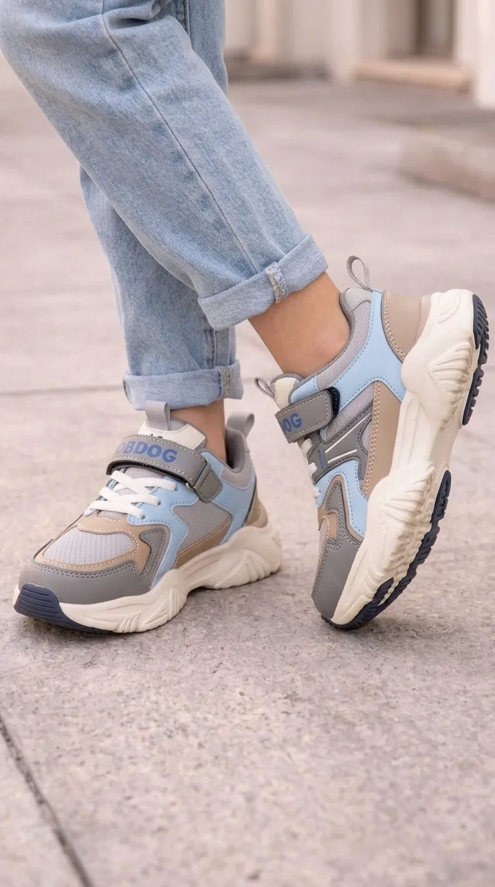 Girls Grey Casual Jogger KD8767
