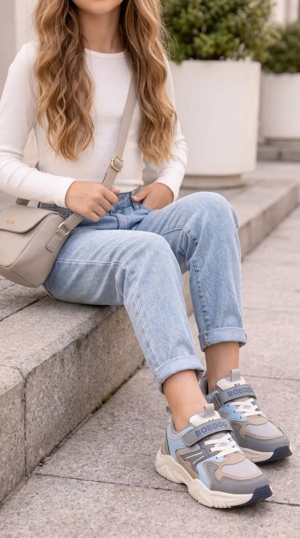 Girls Grey Casual Jogger KD8767