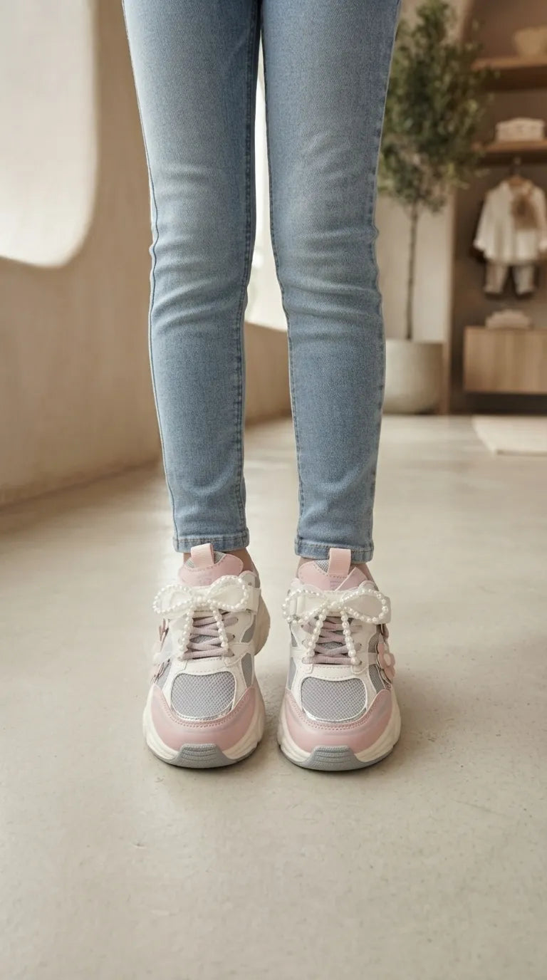 Girls Pink Casual Jogger KD8771
