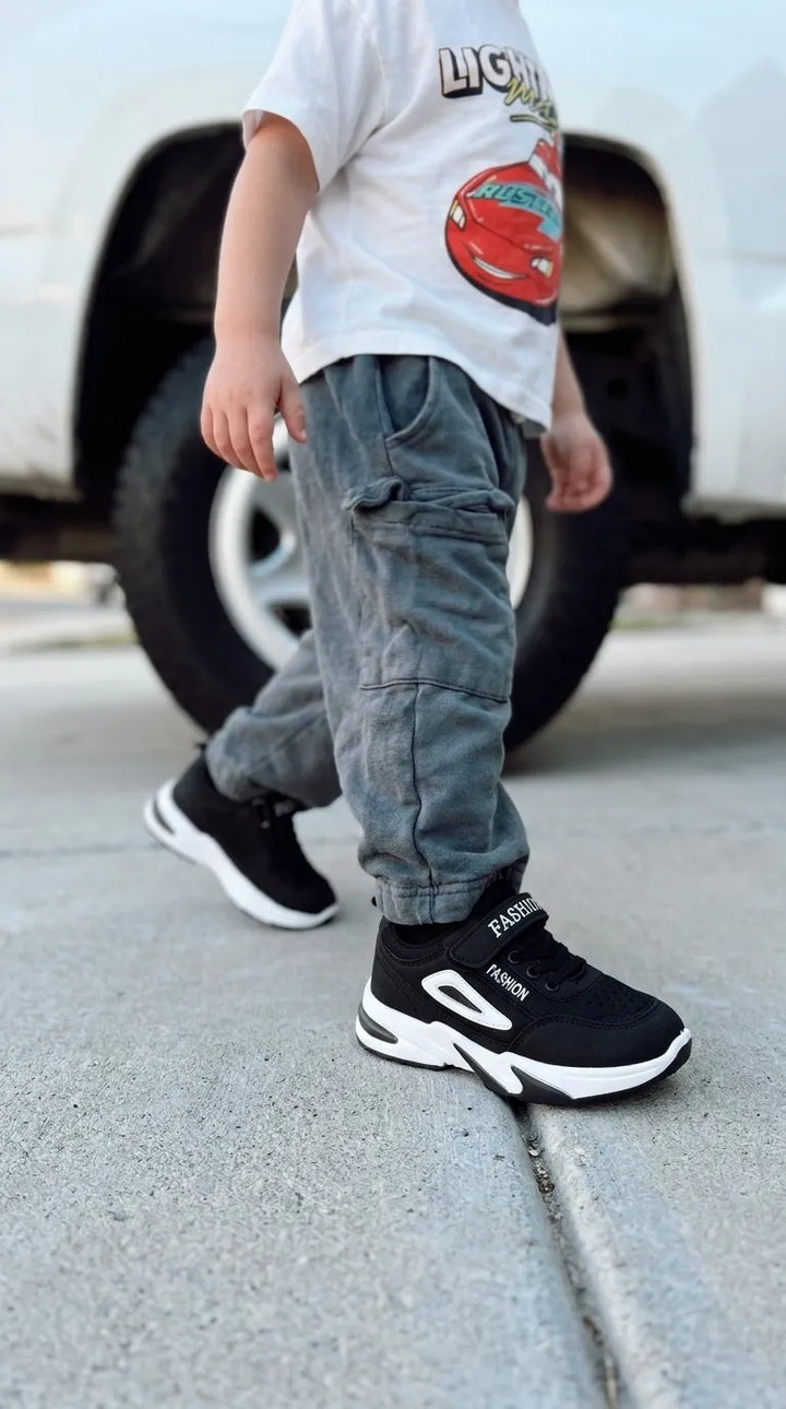 Boys Black Casual Jogger KD8774