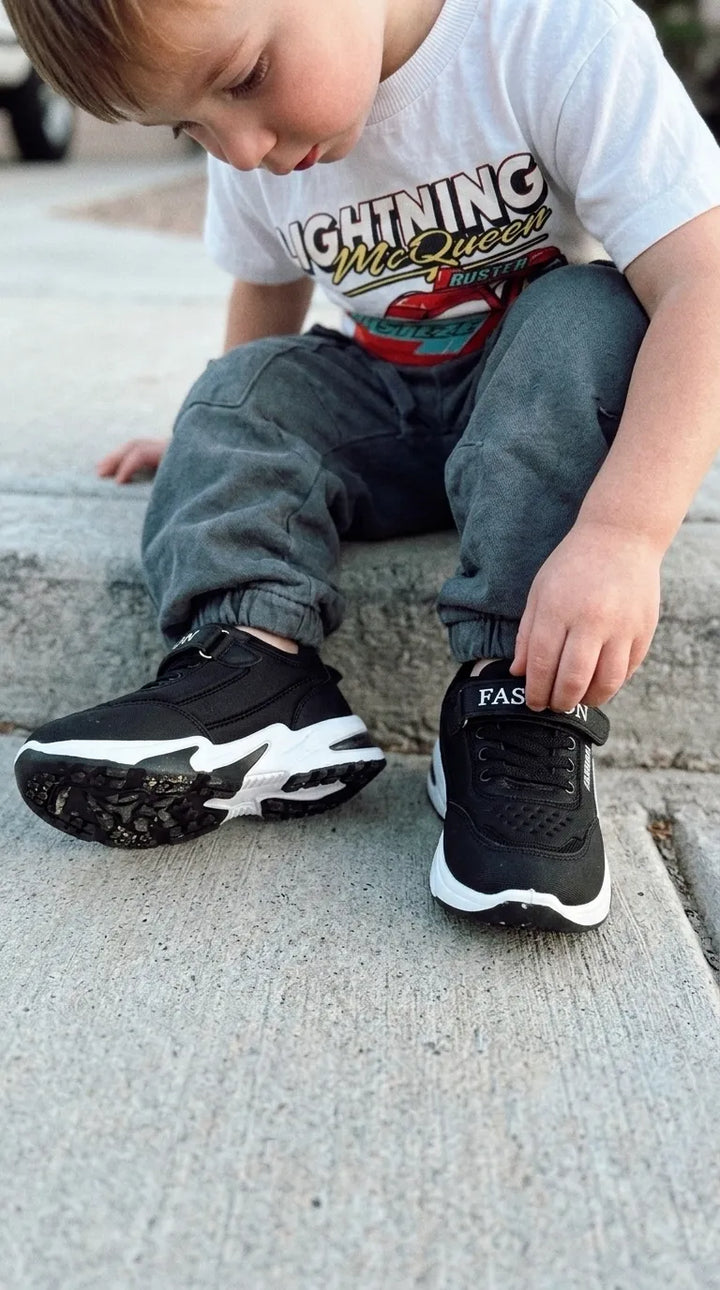 Boys Black Casual Jogger KD8774