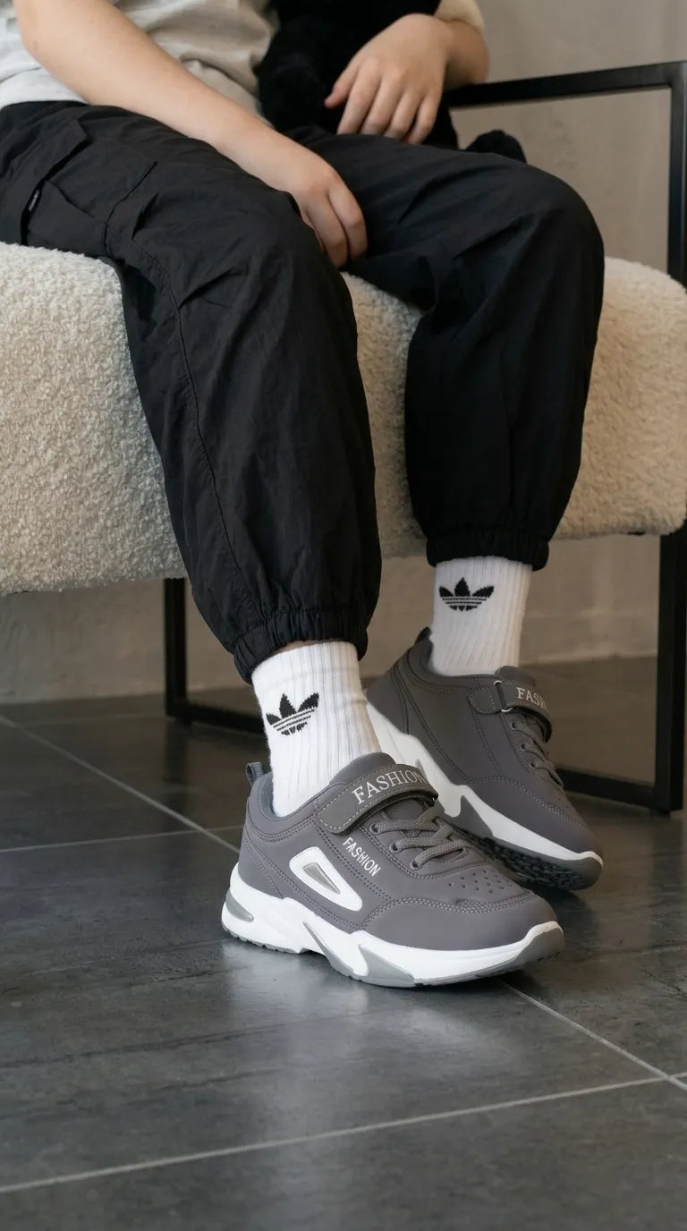 Boys Grey Casual Jogger KD8774