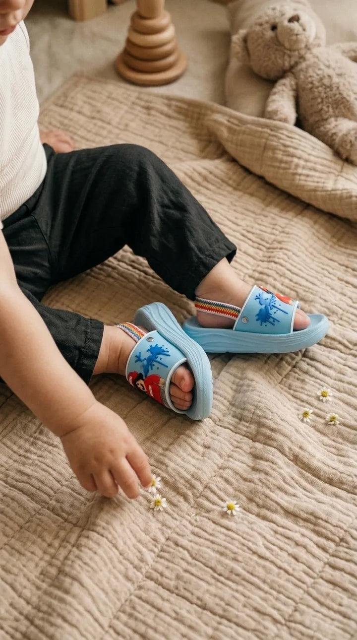 Boys Teal Blue Casual Flip Flop KD8776