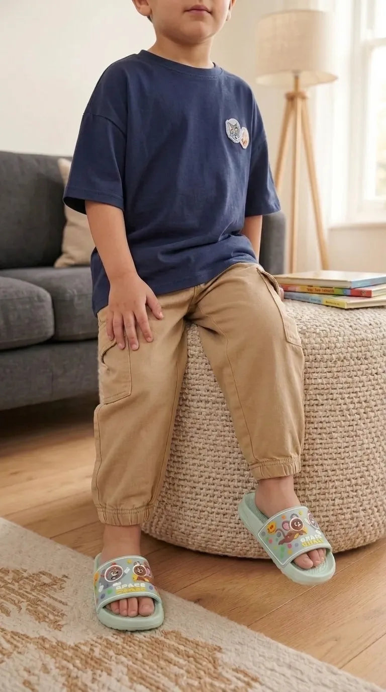 Boys Seagreen Casual Flip Flop KD8777