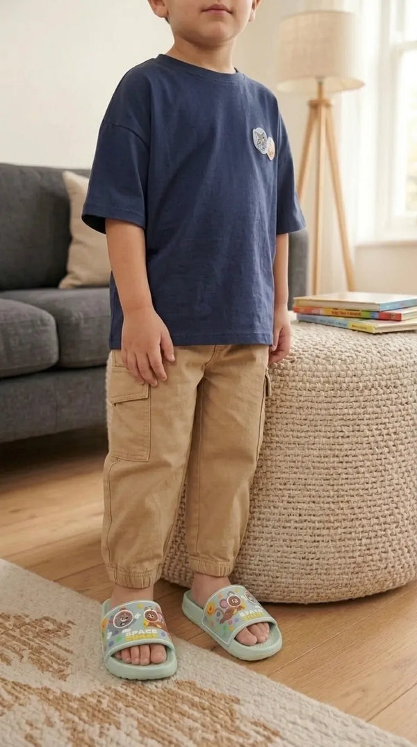 Boys Seagreen Casual Flip Flop KD8777