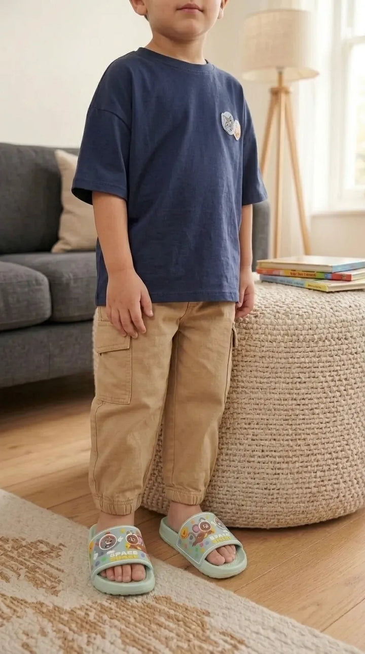 Boys Seagreen Casual Flip Flop KD8777