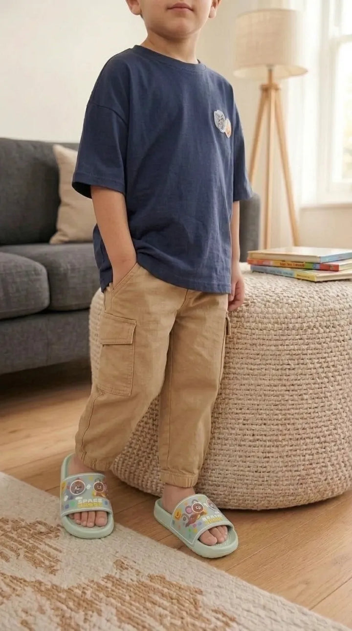 Boys Seagreen Casual Flip Flop KD8777