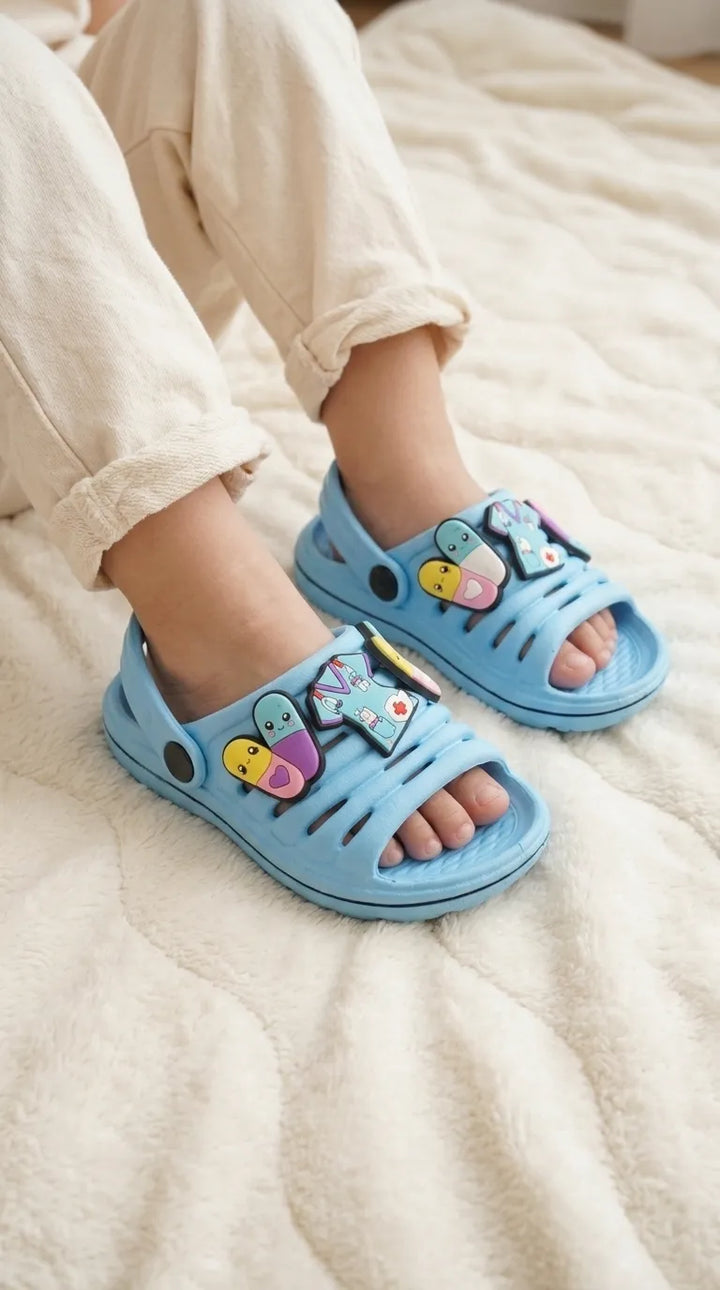 Boys Sky Blue Casual Flip Flop KD8778