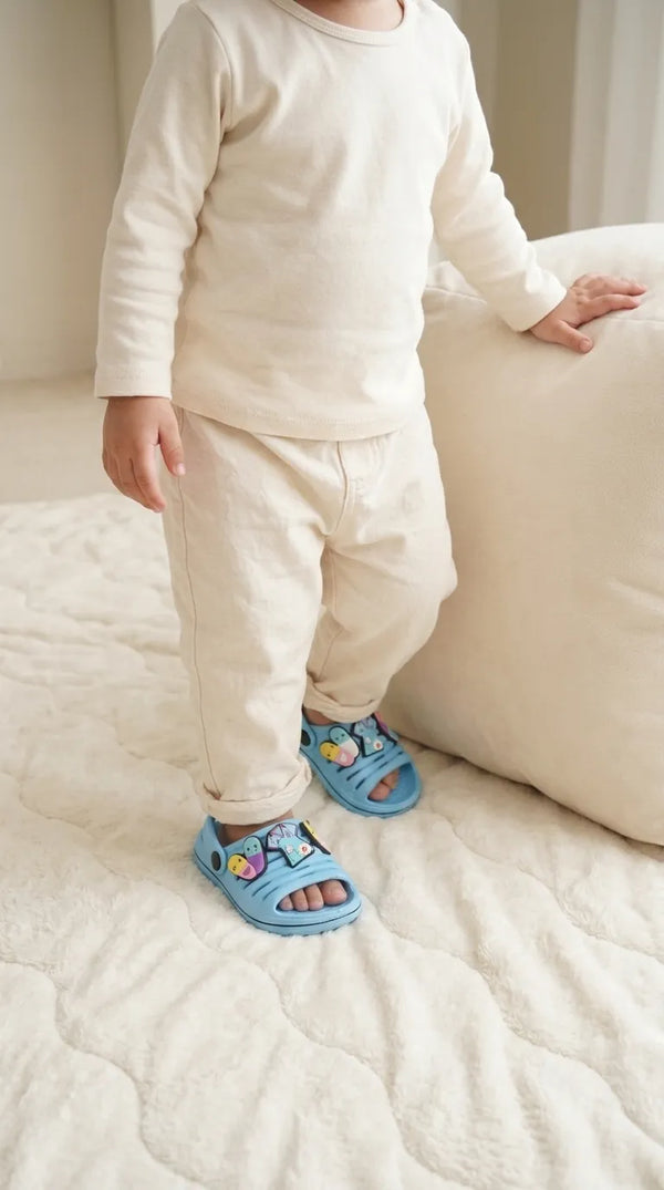 Boys Sky Blue Casual Flip Flop KD8778